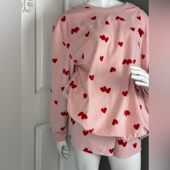 Carter’s 2 Piece Fleece Pink Heart Print Pajamas Size XL. #001L - Picture 5 of 14